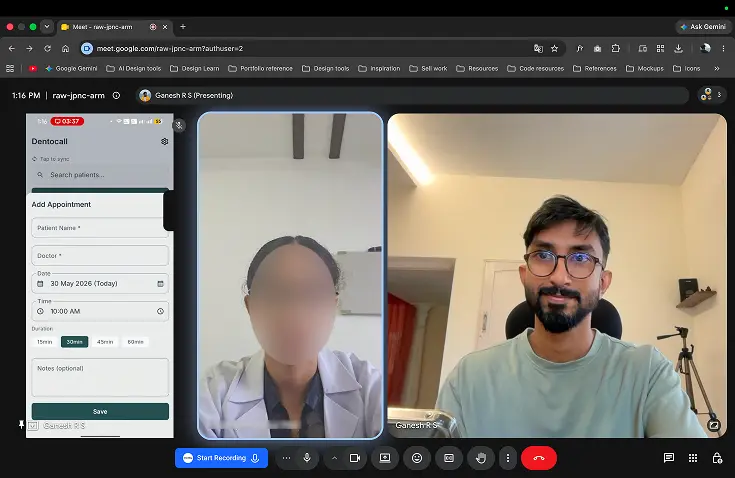 Dentocall demo
